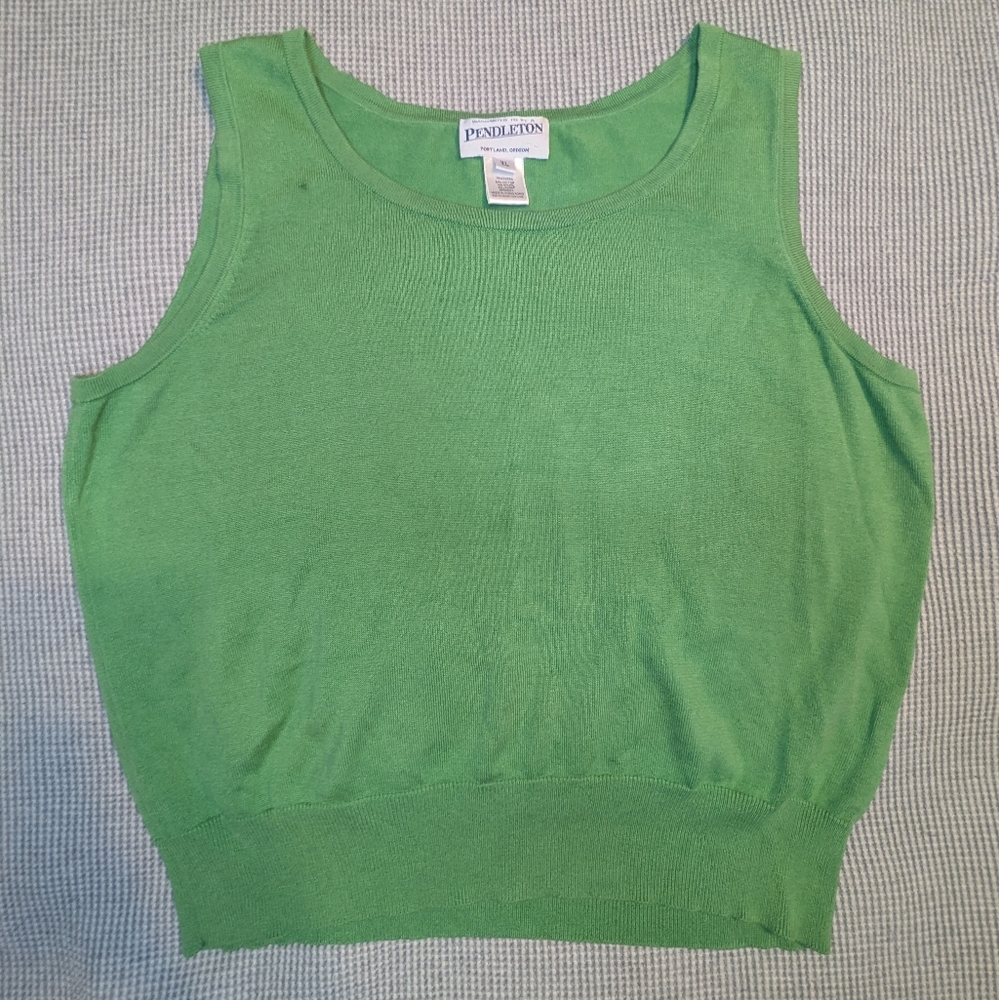 Pendleton Vintage Green Women's Sweater Vest